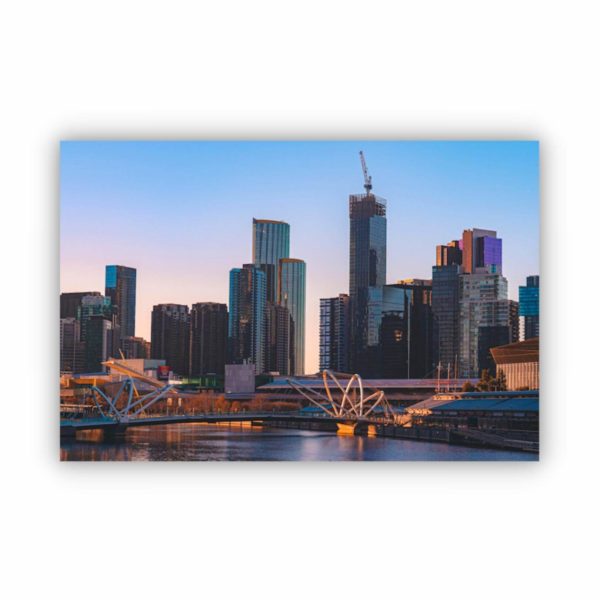 Canvas Print of A Melbourne City Sunrise, Victoria