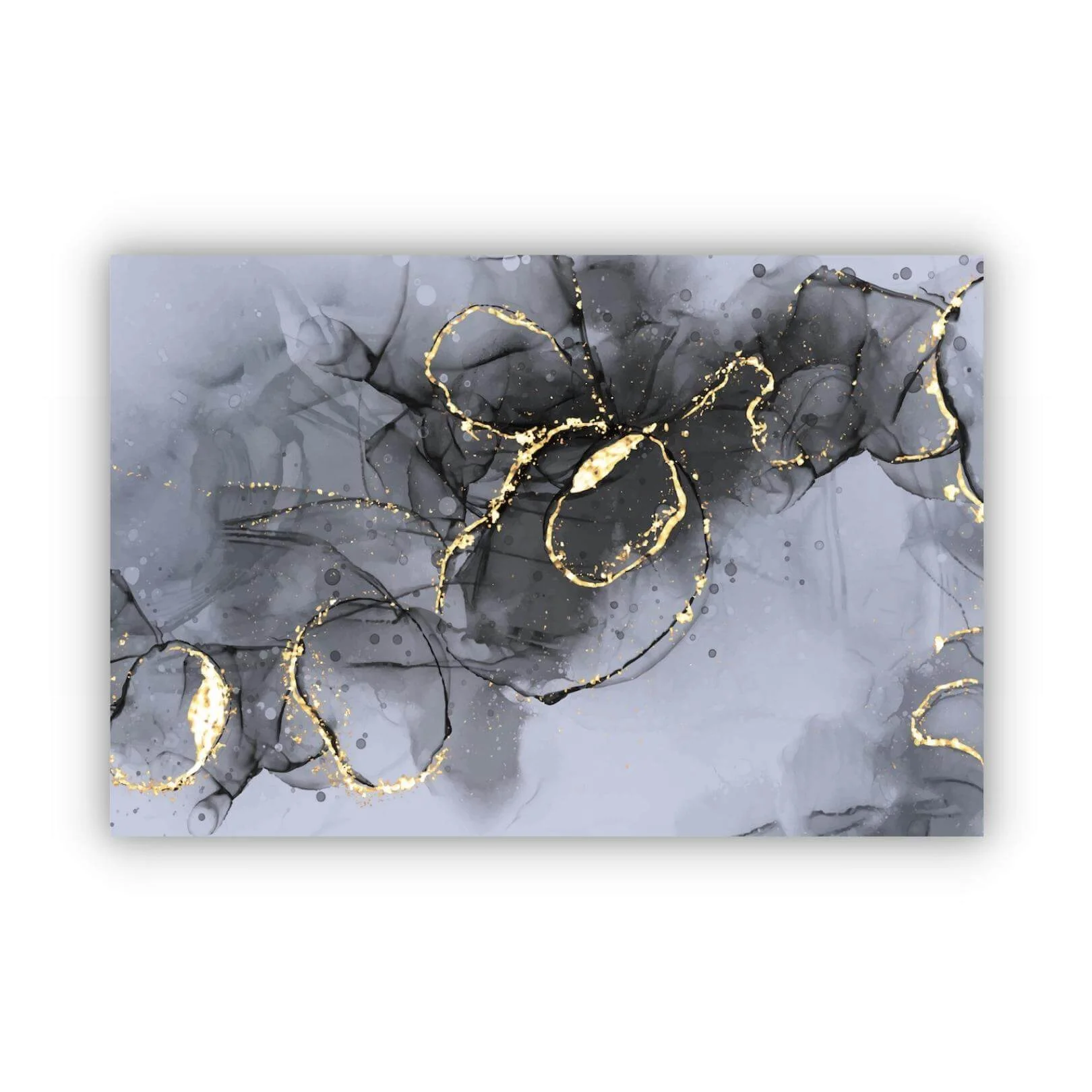 Canvas Print of Alcohol Ink Painting