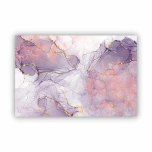 Abstract alcohol ink artwork with pink, purple and gold ink colours