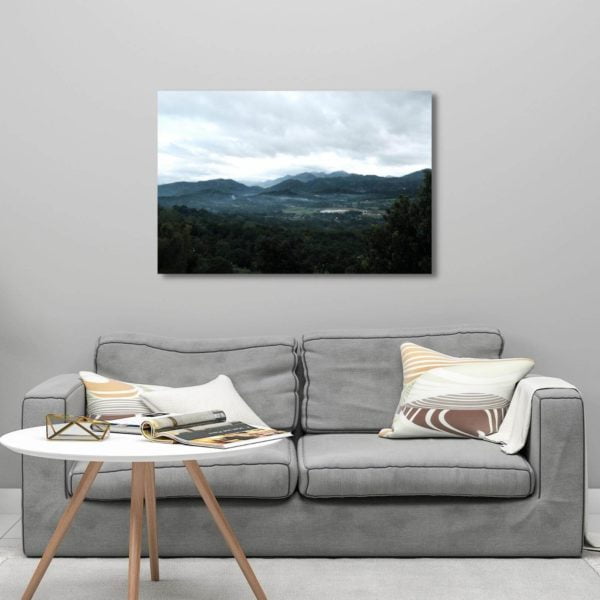 Canvas Print of Antipolo Landscape in Living Room