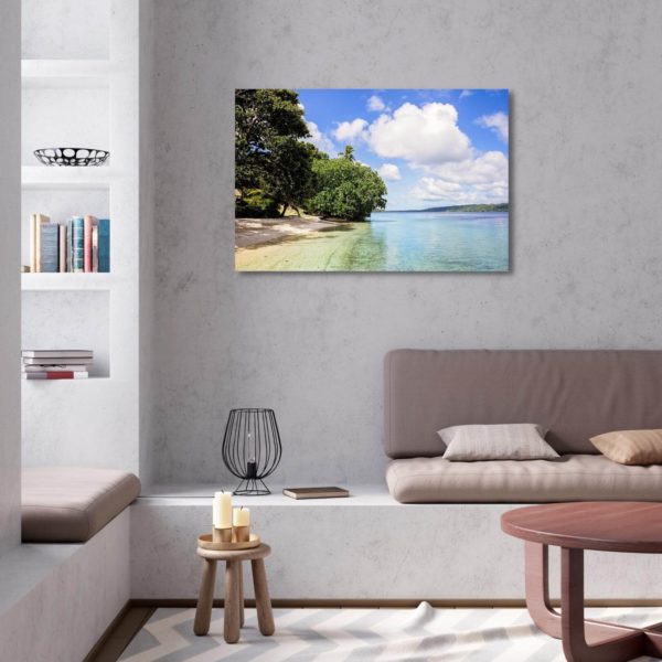 Canvas Print of Aore Island in Living Room