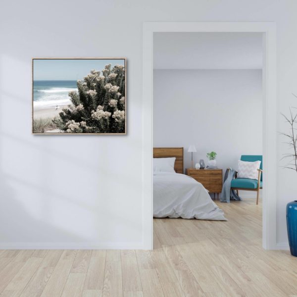 Canvas Print of Blooming by the Beach in Corridor