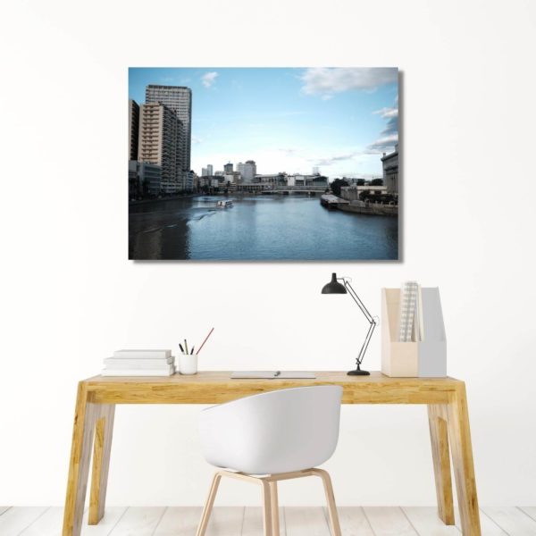 Canvas Print of Boat on Pasig River in the Office
