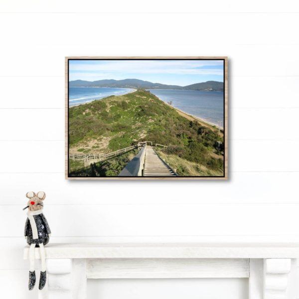 Canvas Print of Bruny Island, Tasmania in Living Area