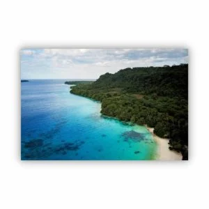 Canvas Print of Champagne Beach