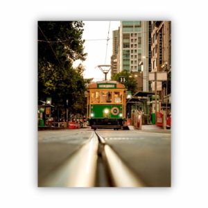 Canvas Print of City Circle Tram, Melbourne, Victoria