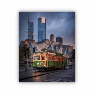 Canvas Print of City Circle W Class Tram, Melbourne, Victoria