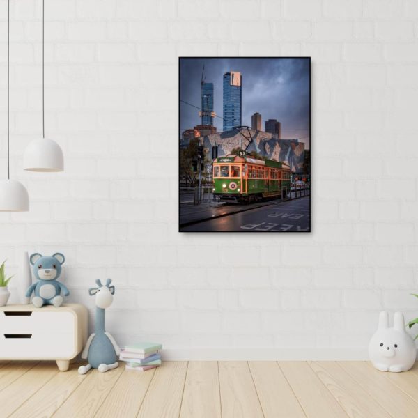 Canvas Print of City Circle W Class Tram, Melbourne, Victoria in Nursery