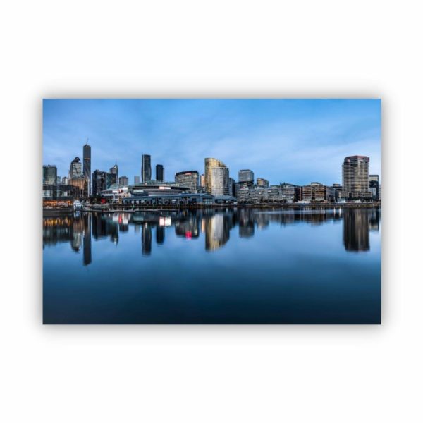 Canvas Print of Docklands Panorama, Melbourne, Victoria