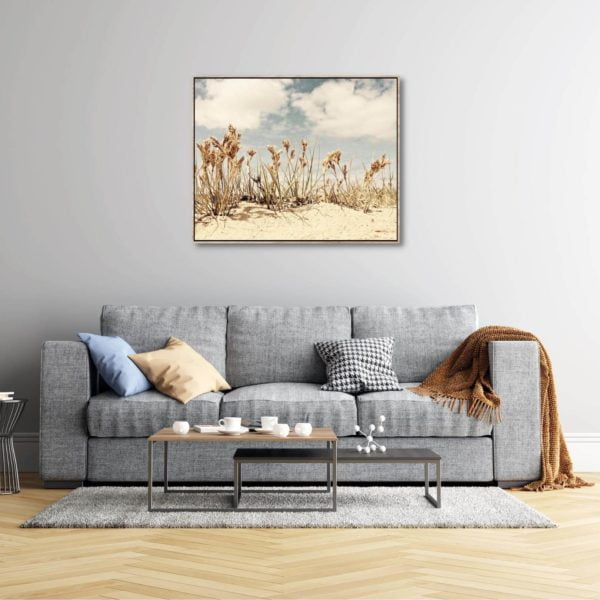 Canvas Print of Life in the Sand in Living Area