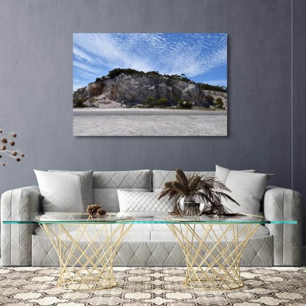 Canvas Print of Tassie Rock in Living Area