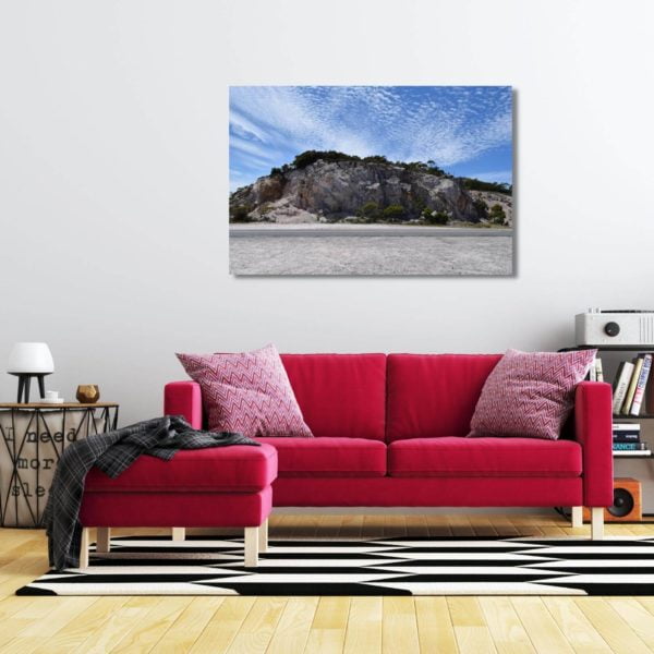 Canvas Print of Tassie Rock in Living Room