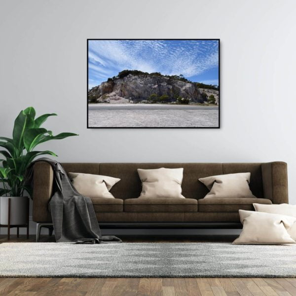 Canvas Print of Tassie Rock in Living Room