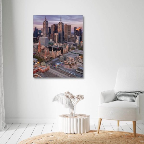 Canvas Print of The East End From Above in Sitting Area