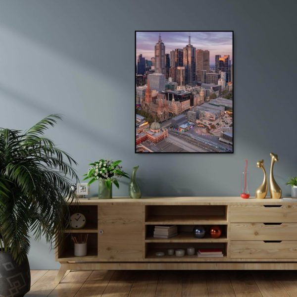 Canvas Print of The East End From Above in Living Area