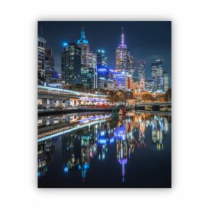 Canvas Print of The Yarra On A Calm Night