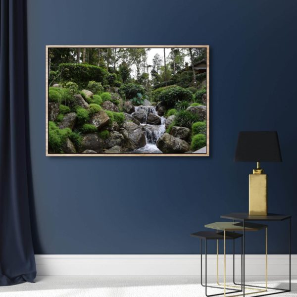 Canvas Print of Tropical Falls in Living Area