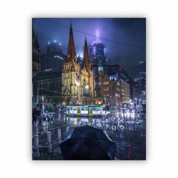 Canvas Print of Walking Out From The Station