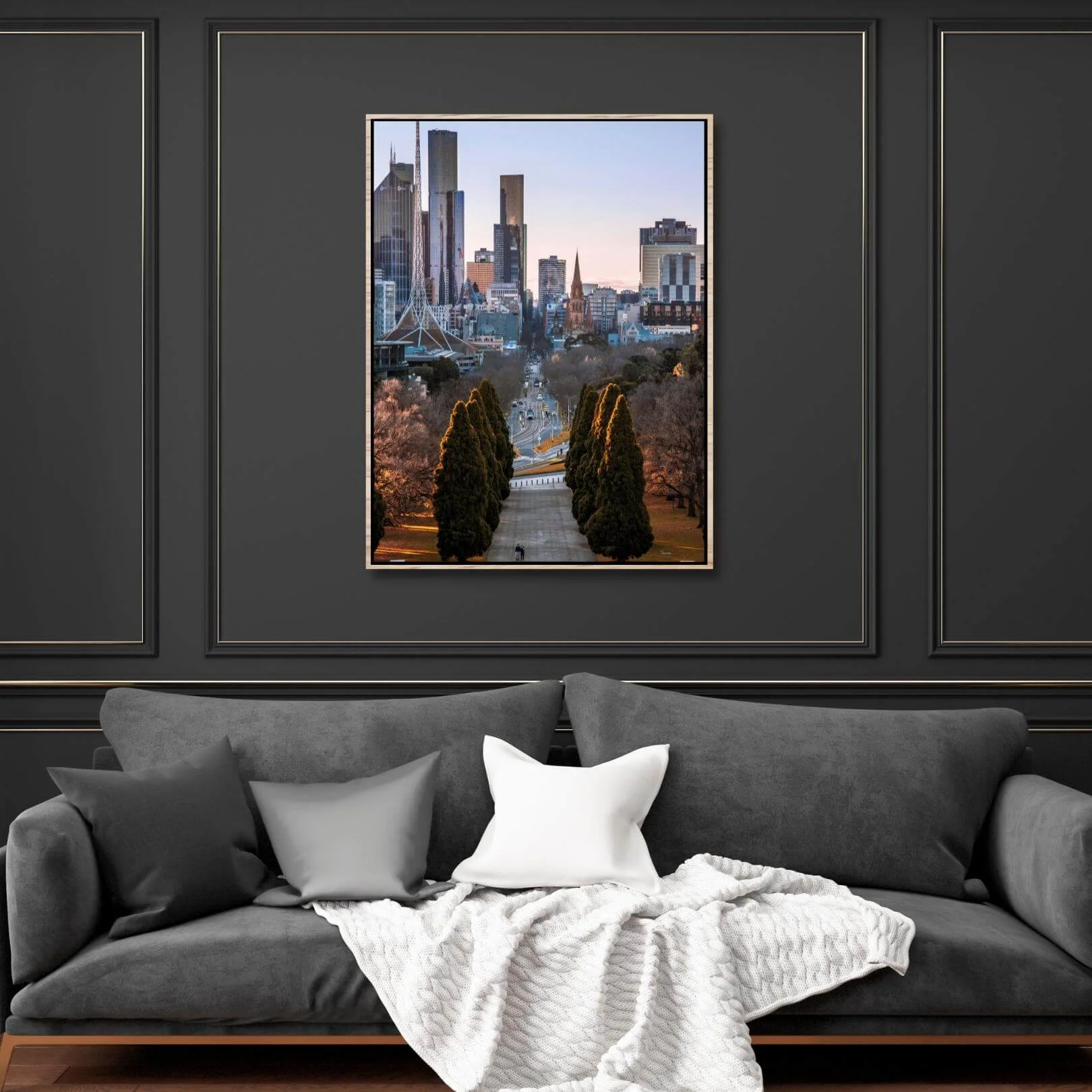 swanston street views from the shrine (3)