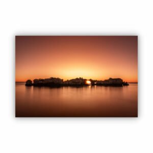 A beautiful sunset view in Milligan Island Western Australia.