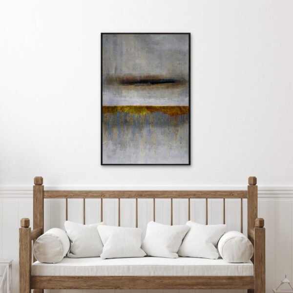 An elegant canvas print of retro abstract oil painting set of 3