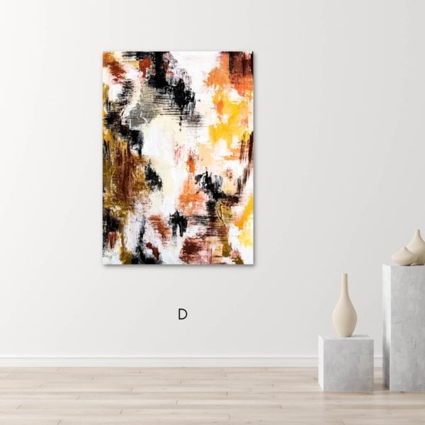 perfect abstract painting with pastel colours that blends perfectly in any space.