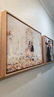 custom canvas print wedding portraits
