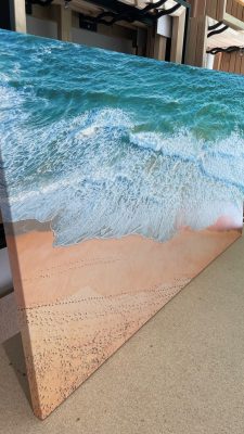 custom canvas print ocean print